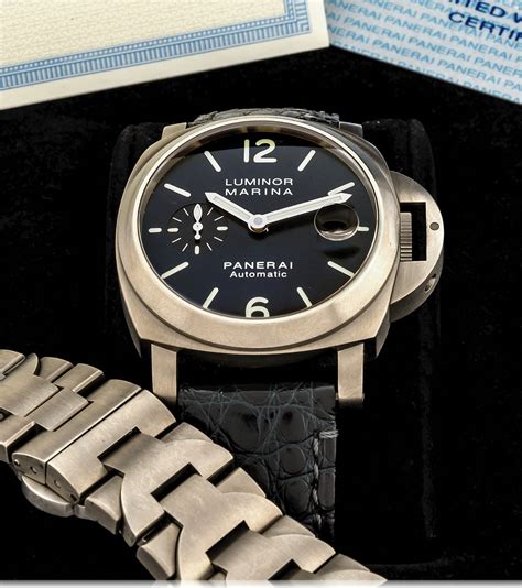 panerai luminor marina titanium|panerai luminor marina automatic 40mm.